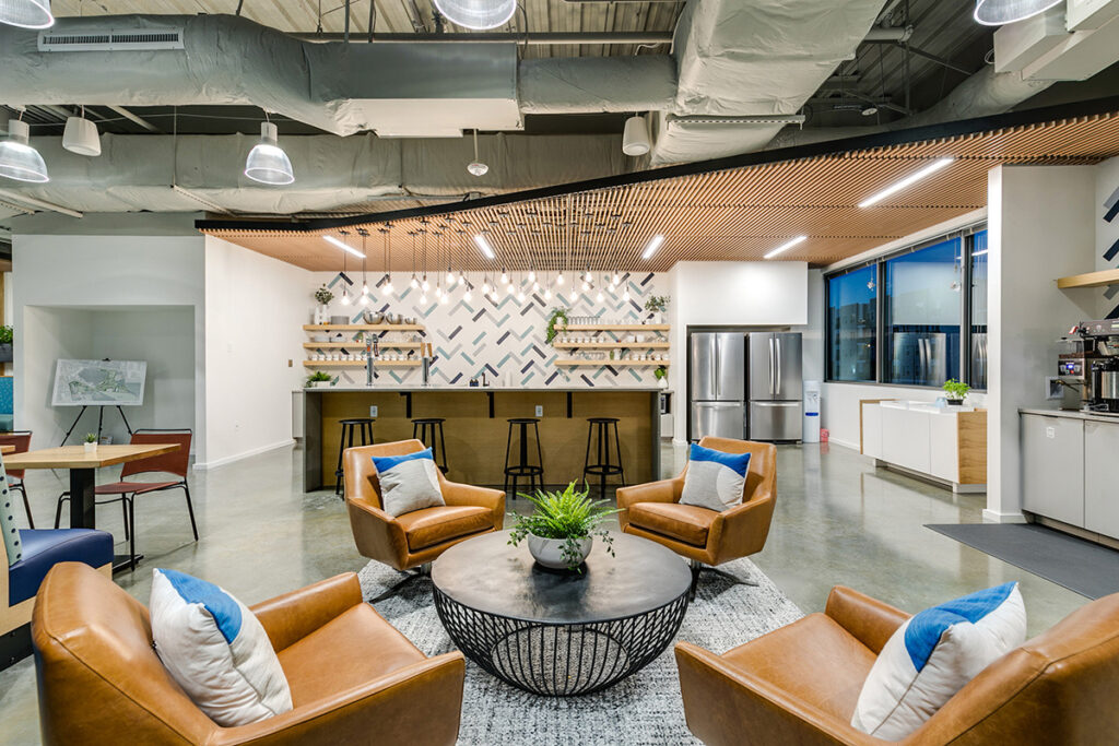 Modern, lounge space at Newport News, VA